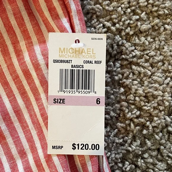 Striped Pink and White Bottoms - Picture 2 of 5